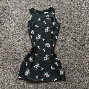 Vintage 90s A-Line Floral Patterned Dress Size M Preppy Cottagecore